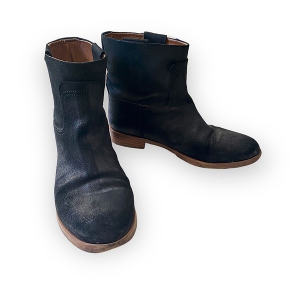 rag and bone Ankle boots, Holly Ankle Boot, Black Waxy Suede, Size 39.5 - Picture 4 of 13